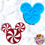 Mouse Candy Cane Silicone Mold