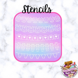 Easter Banner Stencils