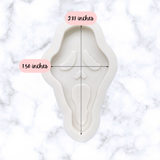 Scream Ghost Face Silicone Mold