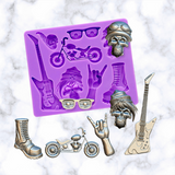 Heavy Metal Biker Silicone Mold