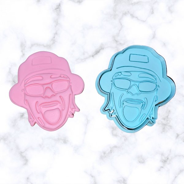 Peso Pluma Face or Name in 2 sizes  Cookie Cutters and Stamp