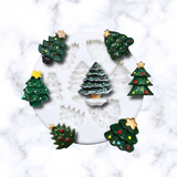 7 Cavity Christmas Trees Silicone Mold