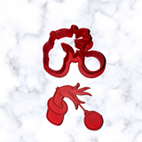 Mini Christmas Grump Hand or face Cookie Cutter +Stamp