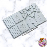 Christmas House Silicone Mold