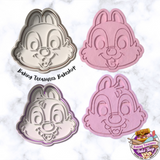 Chipmunk Cookie Cutter and Embosser
