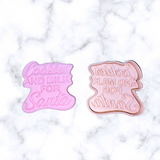 Cookies and  Milk Santa Cookie Cutter + Stamp