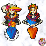 Dia de los Muertos "Day of the Dead" Toppers