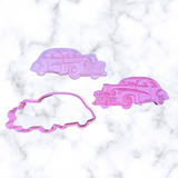 Lowrider Face and Bomb Car Cookie cutter and Stamp