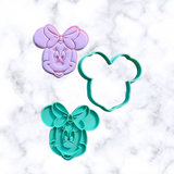 Mouse MR & MRS  Cookie Cutter and Stamp