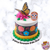 Dia de los Muertos "Day of the Dead" Ring Toppers 12 ct