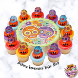Calaveras Dia de los Muertos "Day of the Dead Skulls" Ring Toppers