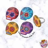 Calaveras Dia de los Muertos "Day of the Dead Skulls" Ring Toppers