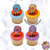 Calaveras Dia de los Muertos "Day of the Dead Skulls" Ring Toppers