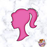 B Doll Silhouette Cookie Cutter