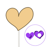 Sweet Heart Cake Pop Mold Style 2