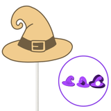Halloween Witch Hat Cake Pop Mold