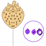 Strawberry cake pop mold