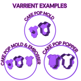 Double Face and Embosser Cake Pop Mold