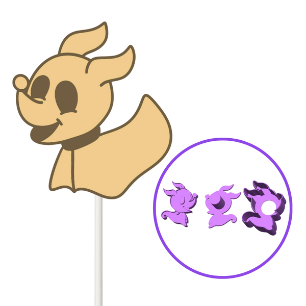 Ghost Dog and Embosser Cake Pop Mold
