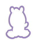 Zebra Cookie Cutter with Stamp Option