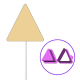 Triangle Cake Pop Mold /Popper