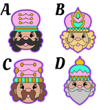 Christmas Nut Cracker Cake Pop Mold and Embosser