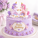 Unicorn Birthday Cake SILICONE MOLD 