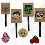 Werewolf Cookie Cutter with Stamp Option