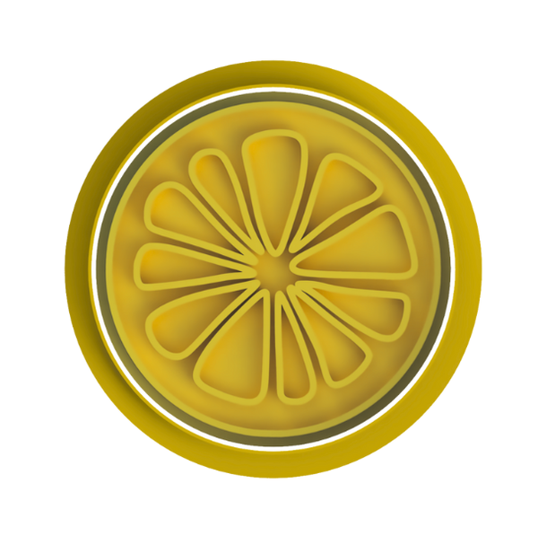 Lemon slice Cutter and Stamp with Size Options