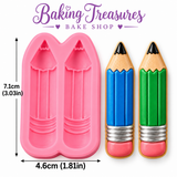 No. 2 School Pencil Silicone Mold – Back to School, Teacher Appreciation & Fondant Decorating