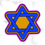 Star of David Cookie Cutters with Stamp Size Option