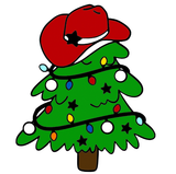 Country Christmas Tree Cookie Cutter and Stamp