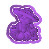 Baby Charro Girl Cookie Cutter and Stamp with Size Options, ,Baptism Mexican Theme Charro Theme Baby Shower Latino Themed