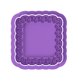 Victorian Trim Square Frame Cutter and Stamp with Size Options