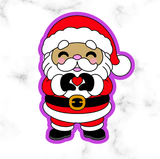 Santa Love Cookie Cutter and Stamp