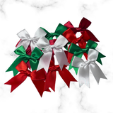 4 Colors of Christmas Twist Bows 3.15