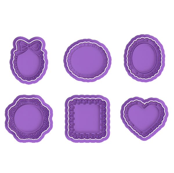 Frame Set Cookie Cutter and Stamp