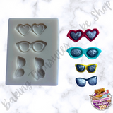 Sunglasses 4 Cavity Silicone Mold