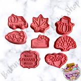 Thanksgiving Cookie Cutters & Embossers Cookie cutter