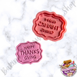 Thanksgiving Cookie Cutters & Embossers Cookie cutter