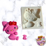 Cute Cat  Silicone mold