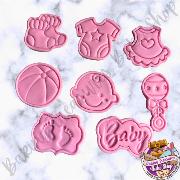 Baby Shower Cookie Cutters & Embossers