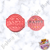 Happy Birthday Cookie Cutter and Embosser