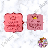 Happy Birthday Cookie Cutter and Embosser