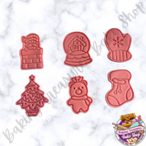 Christmas Cookie Cutter and Embosser Set 1