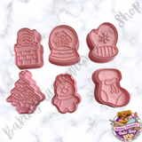 Christmas Cookie Cutter and Embosser Set 1