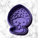 Strawberry Cute Cat Cookie Cutters from 2.0 to 3.5