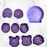 Christmas Nativity Cookie Cutter and Stamp 9 pc set