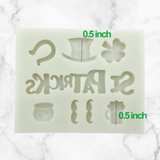 St Patrick's Day Luck of the Irish Silicone Mold #1