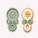 Here Comes the Son Baby Rattle Cookie Cutter & Stamp